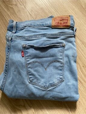 Levi's Light Blue Straight women Jeans with Red Tab 311